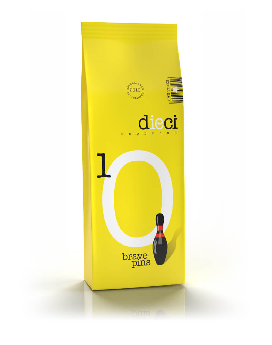 DIECI ESPRESSO GIALLA