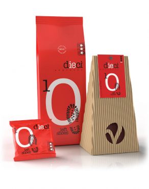 DIECI ESPRESSO ROSSO 100% ARABICA