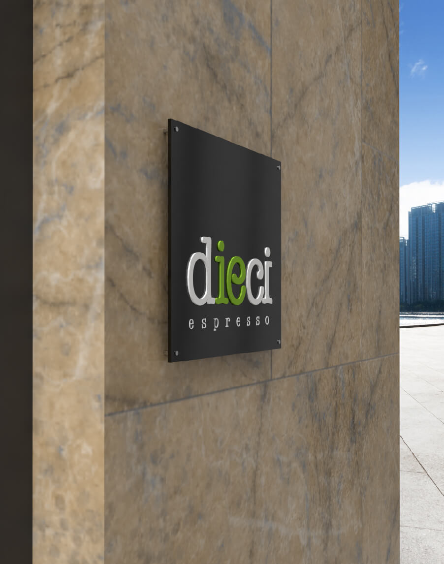 INDOOR DIECI SIGN