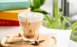 Παγωμένο Latte καραμέλα