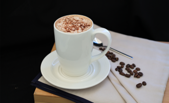 Latte λευκής σοκολάτας